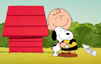 Charlie brown and snoopy hugs