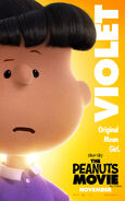The Peanuts Movie Violet poster