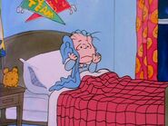 Linus wakes up.