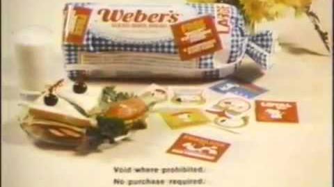 1980 Weber's Bread Snoopy For President Sweepstakes Commercial