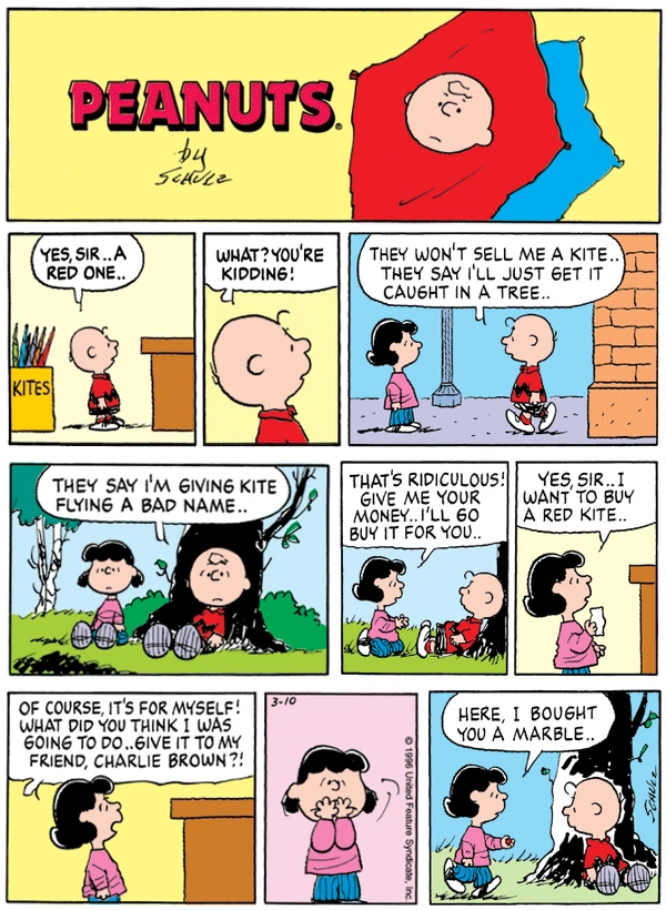 March 1996 comic strips | Peanuts Wiki | Fandom