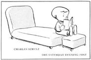 Schulz's first Saturday Evening Post cartoon from May 29, 1948