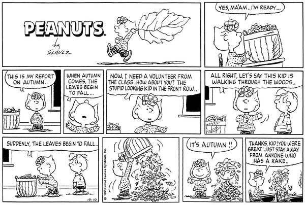 October 1993 comic strips | Peanuts Wiki | Fandom
