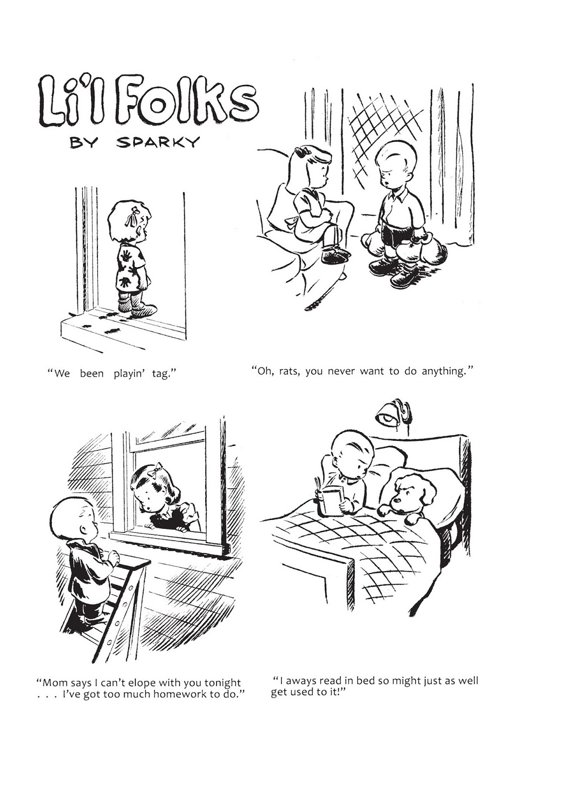 Li'l Folks, June 1947 comic strips | Peanuts Wiki | Fandom