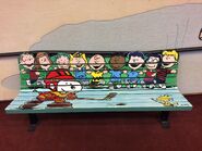 Peanuts Gang bench