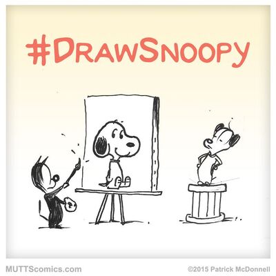 Draw snoopy