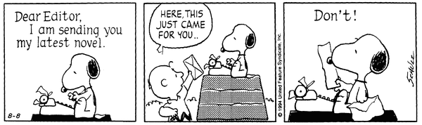 August 1994 comic strips | Peanuts Wiki | Fandom