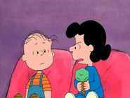 Rerun and Lucy in I Want a Dog for Christmas Charlie Brown