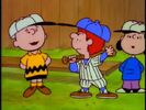 Charlie Brown talks to a boy