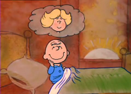 Charlie Brown, thinking about Mary Jo