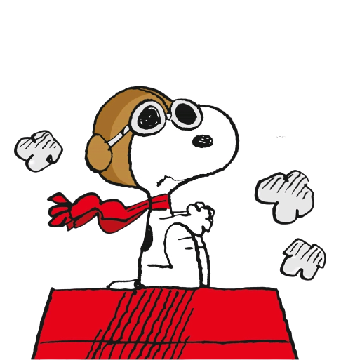 charlie brown snoopy red baron