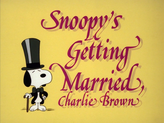 Snoopy's Getting Married, Charlie Brown, Peanuts Wiki