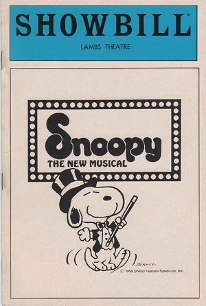 Snoopy the Musical Showbill
