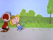 Linus grita, "Aaugh!"