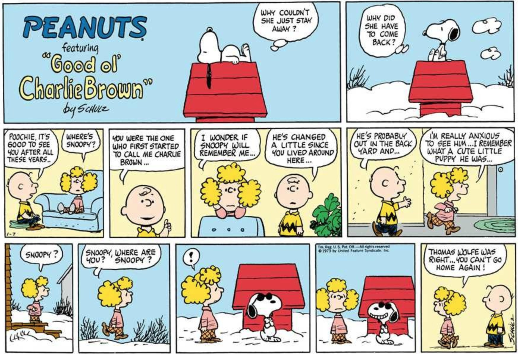 January 1973 comic strips | Peanuts Wiki | Fandom