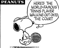 World Famous Tennis Player | Peanuts Wiki | Fandom