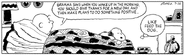 Charlie Brown and Snoopy in a comic strip from July 26, 1999