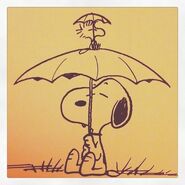 Snoop Woods.jpg (57 KB) A poster board of Snoopy and Woodstock.