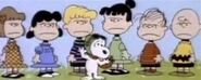 All kids angry at snoopy