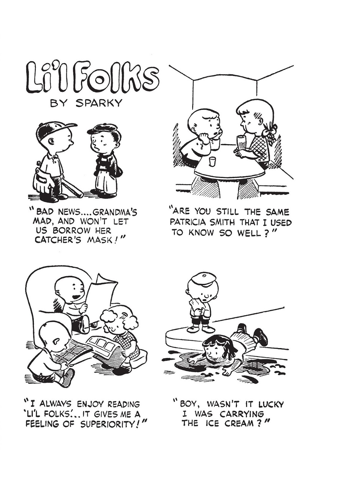 Li'l Folks, April 1948 comic strips | Peanuts Wiki | Fandom