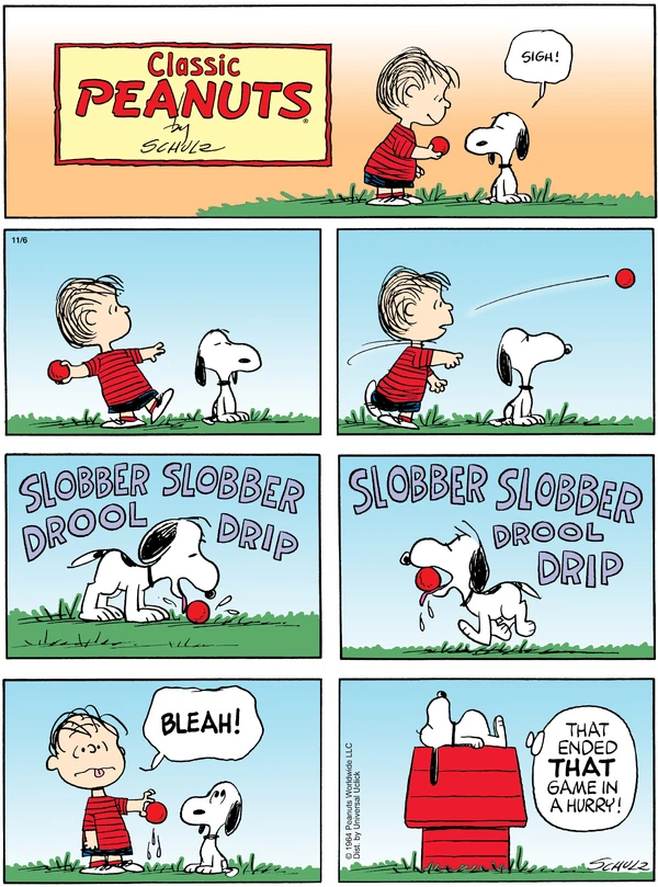 November 1964 comic strips Peanuts Wiki Fandom