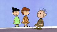 Violet, Patty and "Pig-Pen" in Happiness is a Warm Blanket, Charlie Brown.