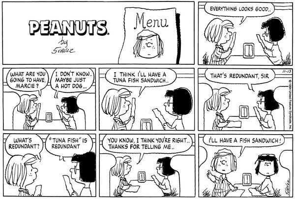 November 1994 comic strips | Peanuts Wiki | Fandom