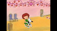 Snoopy and the Little Red-Haired Girl dancing in Valentine's Day Dance