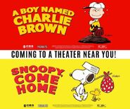 the reissue 2019 poster version along with a boy named charlie brown