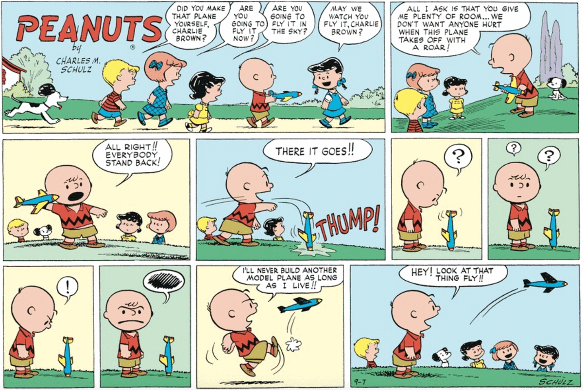 September 1952 comic strips Peanuts Wiki Fandom