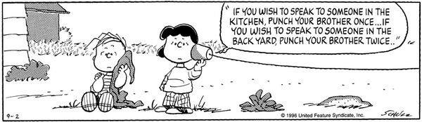 September 1996 comic strips | Peanuts Wiki | Fandom