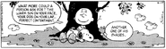 Charlie Brown and Snoopy in a comic strip from April 17, 1989