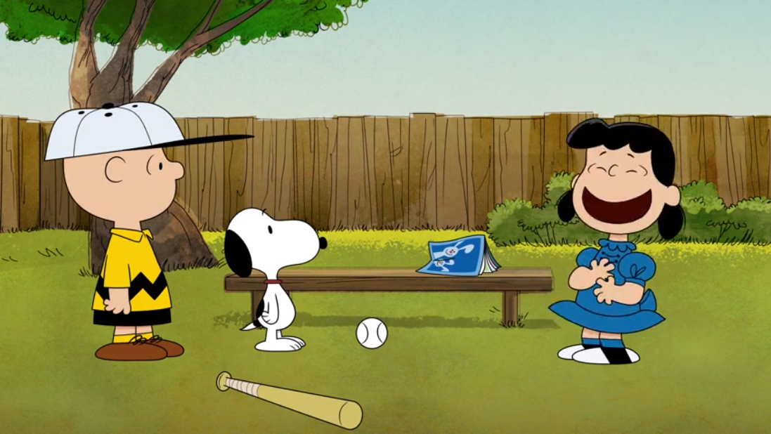 Snoopy - The World Famous Baseball Player Ready to Hit a Home Run