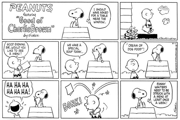 April 1984 Comic Strips Peanuts Wiki Fandom