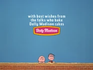 The Dolly Madison logo originally appeared in the special's end credits (Recreation).