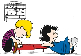 スヌーピー　SNOOPY 　ルーシー& シュローダー Lucy and Schroeder's relationship | Peanuts Wiki | Fandom