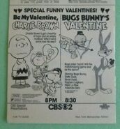 TV Guide ad (also promoting Bugs Bunny's Valentine, 1984)