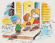 The two sisters, as they appear in the book Why, Charlie Brown, Why?