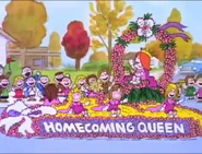 The Four Princesses at the homecoming parade