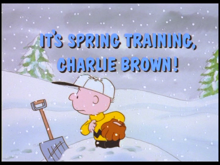 Snoopy - Spring training.