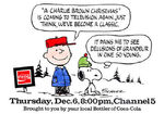 Advertisement for a rerun on Channel 5