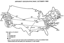 1980 ARPANET MAP