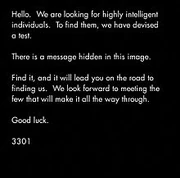 Cicada 3301 Message