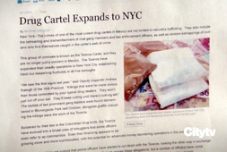 "Drug Cartel Expands to NYC" (“Bury the Lede”)