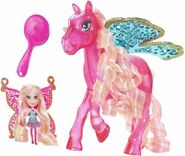 Barbie mini fairy and pony pink-2