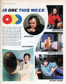 Radio Times feature on Radio 1's first birthday, September 1968