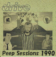 A drawing of a young and older John Peel appears on the front cover of Drive's Peep Sessions 1990 EP (Fixing A Hole, 2007)