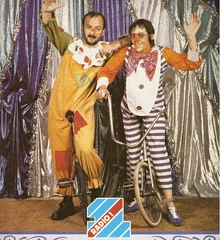 John Peel with Tommy Vance on the Radio 1 Calendar for 1981