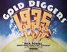 Top songs, 1933 music charts: lyrics for Gold Diggers Song