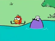 Baby Chirp after coming out of the water